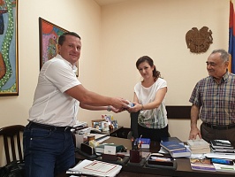 Артем Иванчин провел рабочие встречи с коллегами из Армении